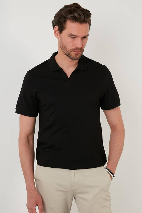 Slim Fit Paxta Polo Futbolka 5902141 - 1