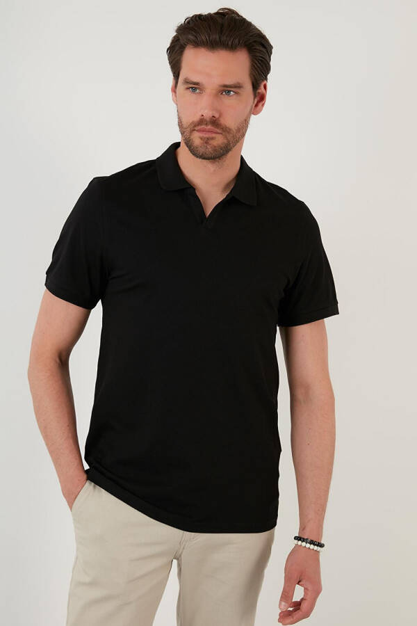 Slim Fit Paxta Polo Futbolka 5902141 - 2