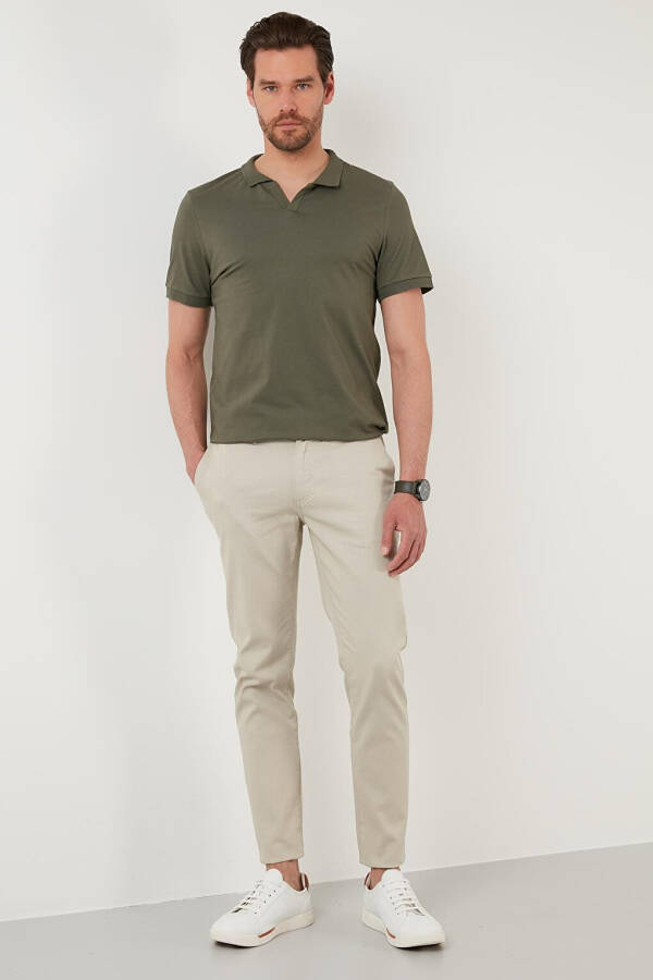 Slim Fit Paxta Polo Ko'ylak 5902141 - 11