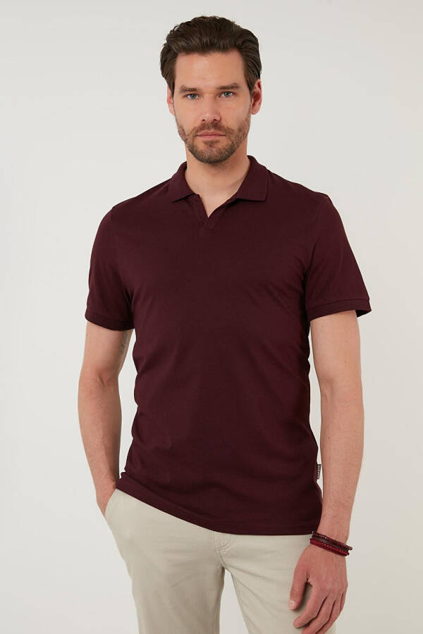 Slim Fit Paxta Polo Ko'ylak 5902141 - 11