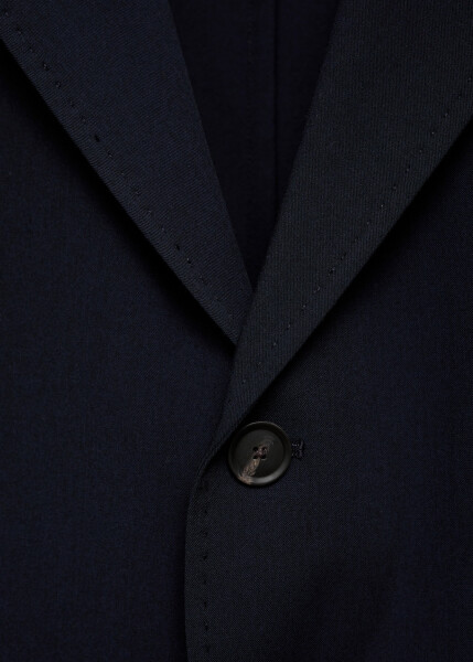 Slim fit, pocket blazer jacket - Navy. - 6