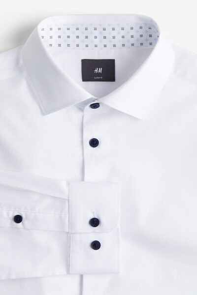 Slim fit, premium cotton shirt. - 2