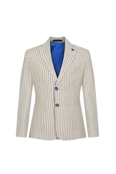 Slim Fit Single Jacket 7161-R2 - 1