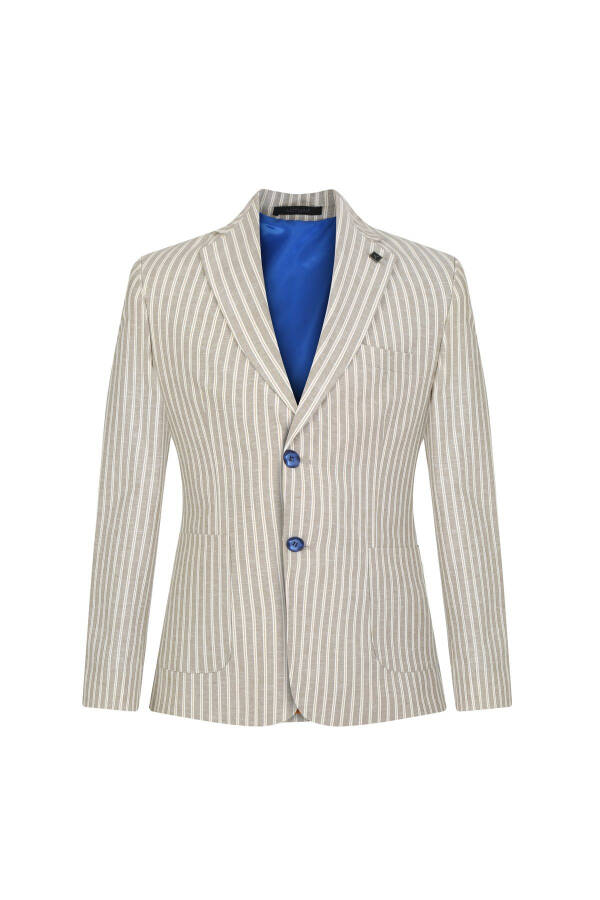 Slim Fit Single Jacket 7161-R2 - 1