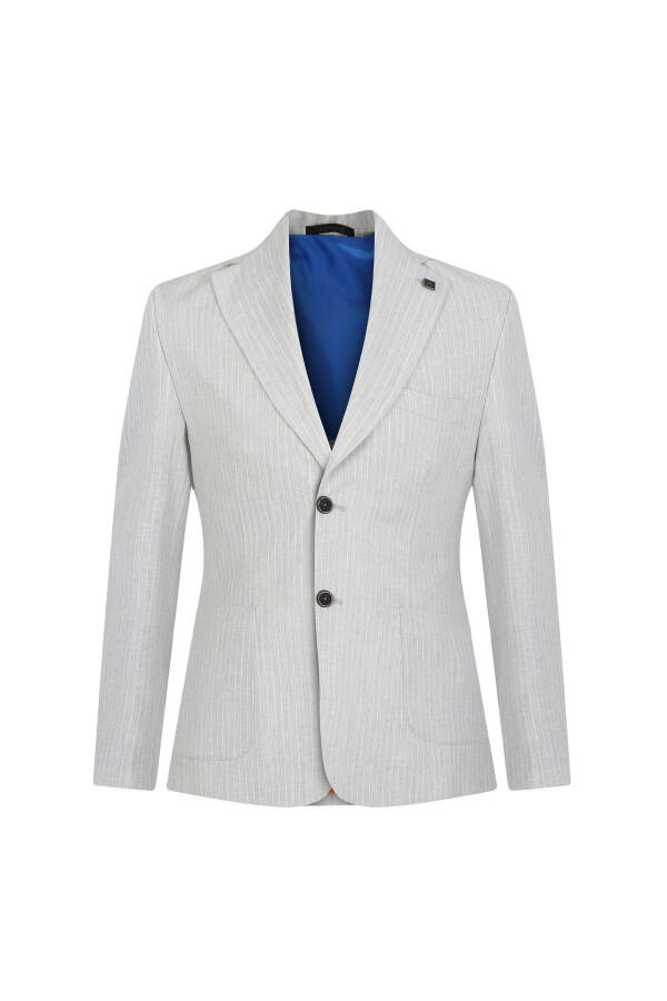 Slim Fit Single Jacket 7161-R3 - 1