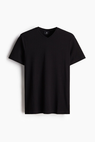 Slim Fit V-Neck T-Shirt - 5