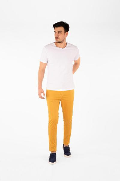 Slim Fit Yandan Cepli Chino Pantolon - 8