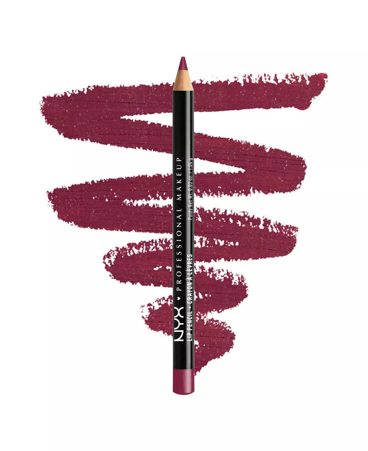 Slim Lip Pencil Creamy Long-Lasting Lip Liner Currant - 10