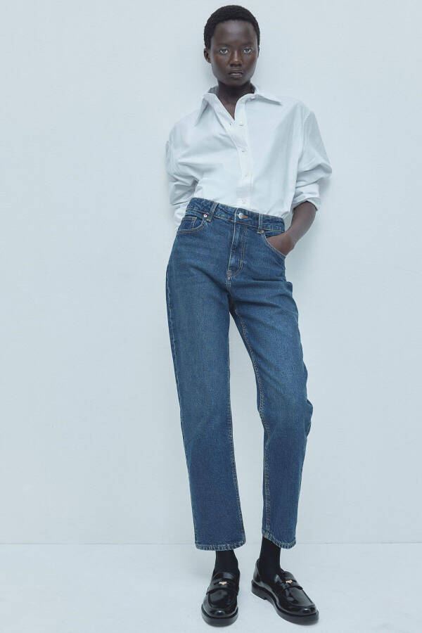 Slim Mom High Ankle Jeans - 1