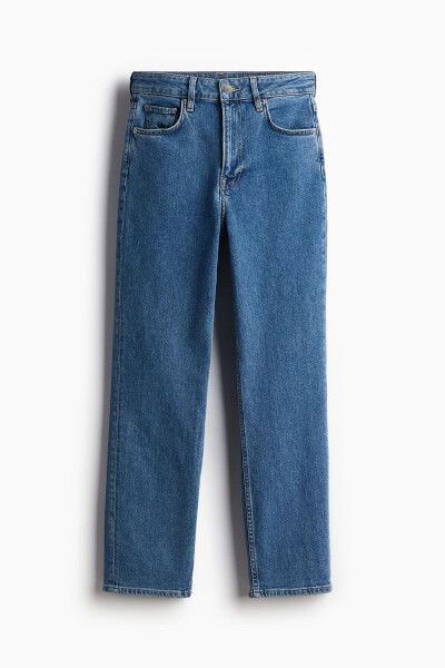 Slim Straight High Ankle Jeans - 1