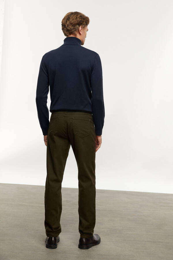 Slim Straight Trousers - 6