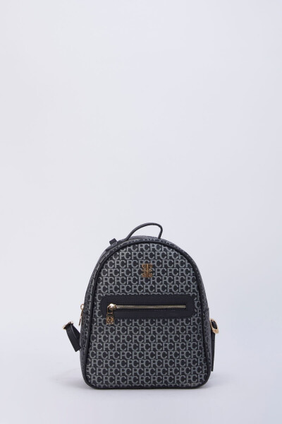 Small Alphabet Black Women's Backpack 05PO22Y1541 - 2