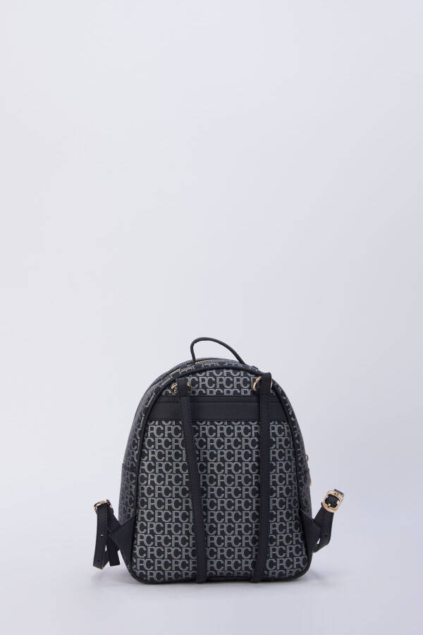 Small Alphabet Black Women's Backpack 05PO22Y1541 - 5