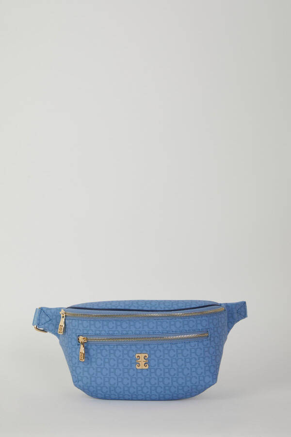 Small Alphabet Blue Women's Waist Bag 05PO22Y1542 - 17