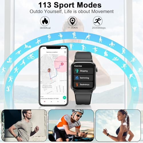 Smart Watch for Men Women(Answer/Make Call), 1.85