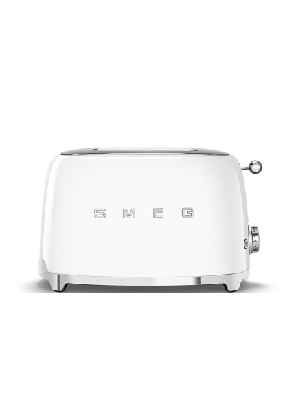 SMEG 50'ler Tarzı Retro TSF01WHEU Beyaz 2X Ekmek Kızartma Makinesi - 5