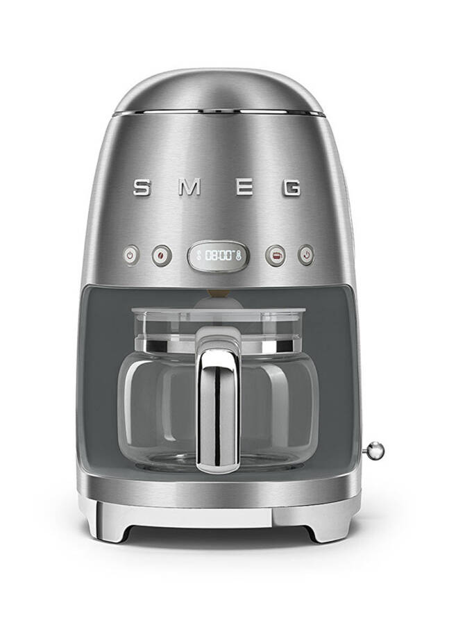 SMEG 50's Style Retro DCF02SSEU Steel Filter Coffee Maker - 1