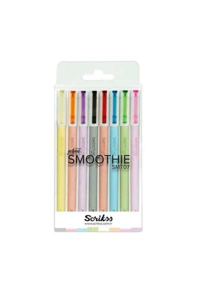 Smoothie 8-Piece Gel Pen Set - 4