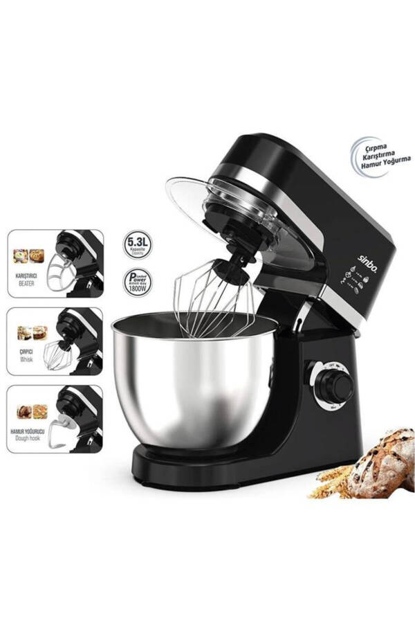 SMX-2769 Stand Mixer 1300 Watt 6 L - 7