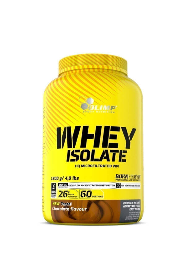 Sof Whey Protein Izolati 1800 Gr Shokolad Ta'mli Protein Kuni Izolati Muskul O'stirish - 9