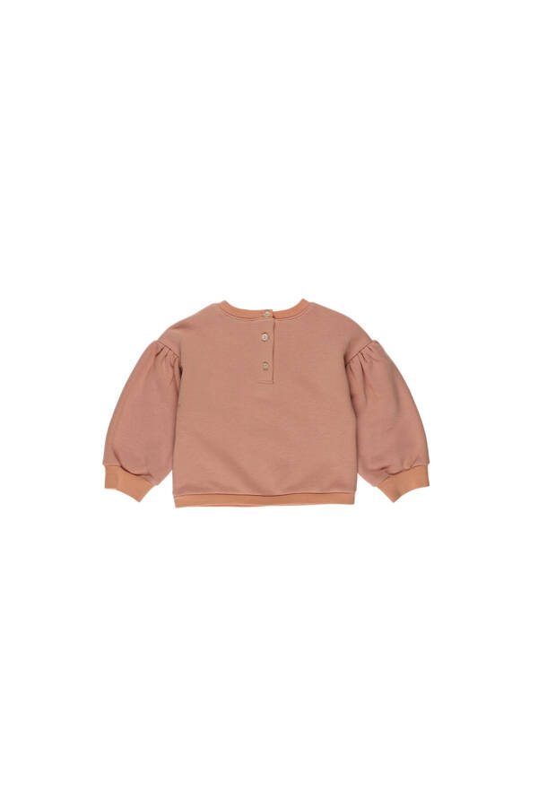 Somon Sweatshirt, Kız Bebek Baskı Detaylı - 5