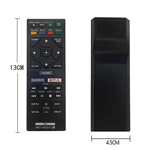 Sony Blu-Ray Masofaviy boshqaruvini almashtirish RMT-VB201U, Sony BD Disk DVD 4K 3D Player Masofaviy boshqaruvini almashtirish Universal BDP-S3500 BDP-S3700 BDP-170S BDP-S17 uchun - 3