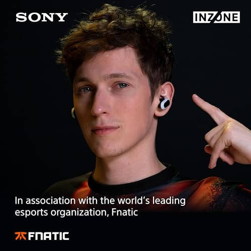 Sony INZONE Buds Gerçek Kablosuz Gürültü Önleme Oyun Kulaklıkları, 24 Saat Pil Şarj Kılıfıyla, PC, PS5, 360 Uzamsal Ses, 30ms Düşük Gecikme, USB-C Dongle ve LE Audio (LC3), WF-G700N Siyah - 3