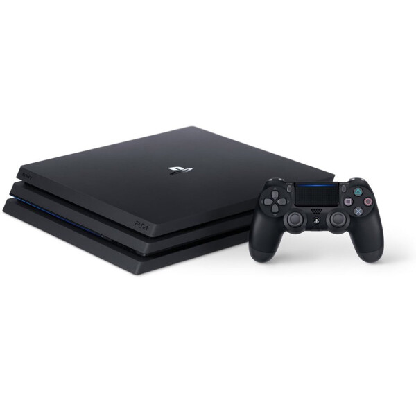 Sony PlayStation 4 Pro 1TB Gaming Console - Wireless Game Pad - Black - 3