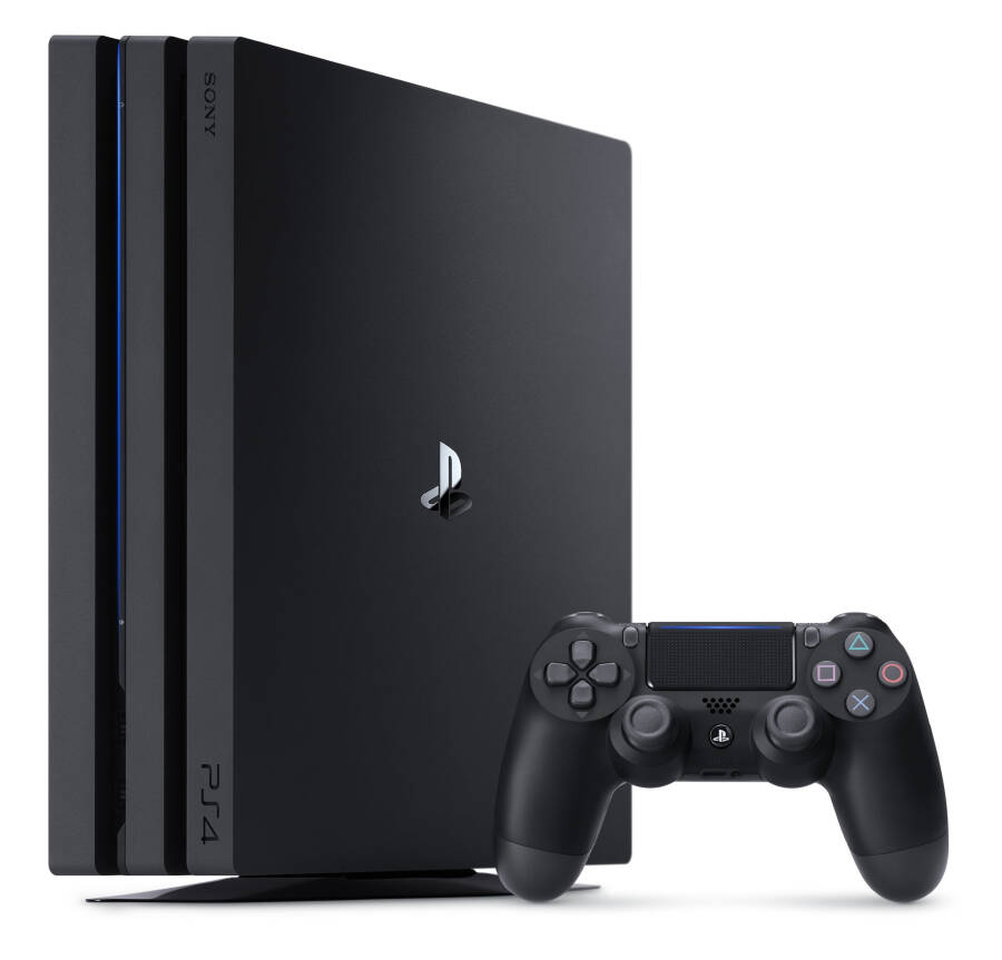 Sony PlayStation 4 Pro 1TB O'yin Konsoli - Simsiz O'yin Pulti - Qora - 1