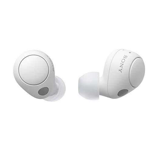 Sony WF-C700N Truly Wireless Noise Canceling in-Ear Bluetooth Earbud Headphones with Mic and IPX4 Water Resistance, White - 1