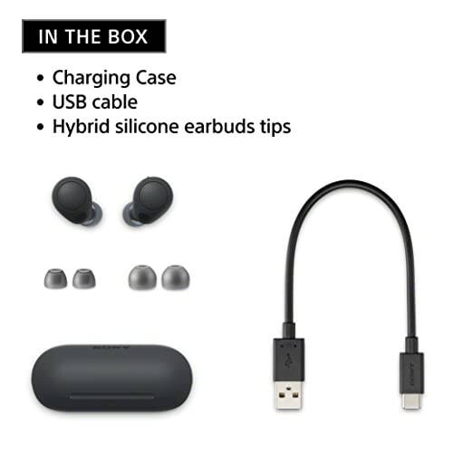 Sony WF-C700N Truly Wireless Noise Canceling in-Ear Bluetooth Earbud Headphones with Mic and IPX4 Water Resistance, White - 4