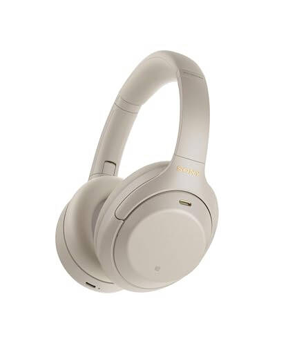 Sony WH-1000XM4 Wireless Premium Noise Canceling Overhead Headphones with Mic for Phone-Call and Alexa Voice Control, Silver WH1000XM4 - 7