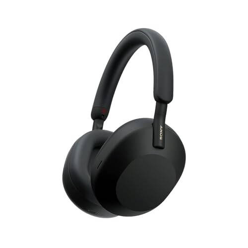 Sony WH-1000XM5 The Best Wireless Noise Canceling Headphones with Auto Noise Canceling Optimizer, Crystal Clear Hands-Free Calling, and Alexa Voice Control, Black - 7