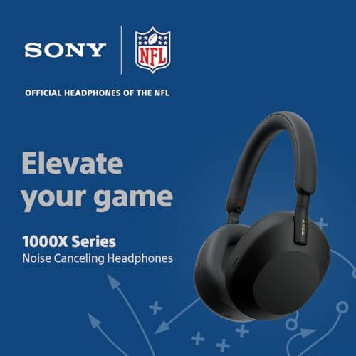 Sony WH-1000XM5 The Best Wireless Noise Canceling Headphones with Auto Noise Canceling Optimizer, Crystal Clear Hands-Free Calling, and Alexa Voice Control, Black - 9