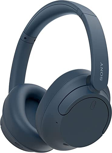 Sony WH-CH720NL Беспроводные Bluetooth-наушники с шумоподавлением - Встроенный микрофон - до 35 часов автономной работы и быстрая зарядка - темно-синий - 1