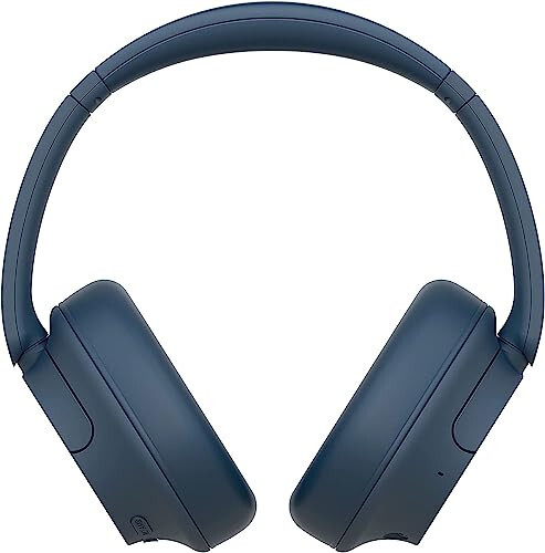 Sony WH-CH720NL Беспроводные Bluetooth-наушники с шумоподавлением - Встроенный микрофон - до 35 часов автономной работы и быстрая зарядка - темно-синий - 2