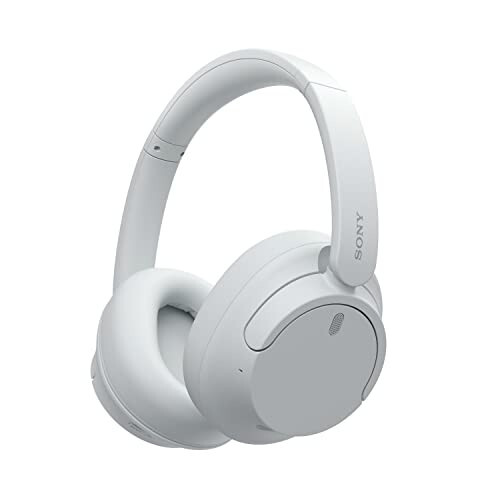 Sony WH-CH720NW Gürültü Önleyici Kablosuz Bluetooth Kulaklık - Dahili Mikrofon - 35 Saate Kadar Pil Ömrü ve Hızlı Şarj - Mat Beyaz - 1