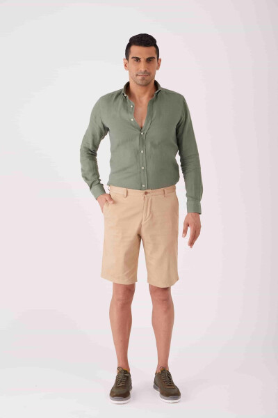 Шорты мужские Camel Regular Fit, повседневные, однотонные - 86791 - 4