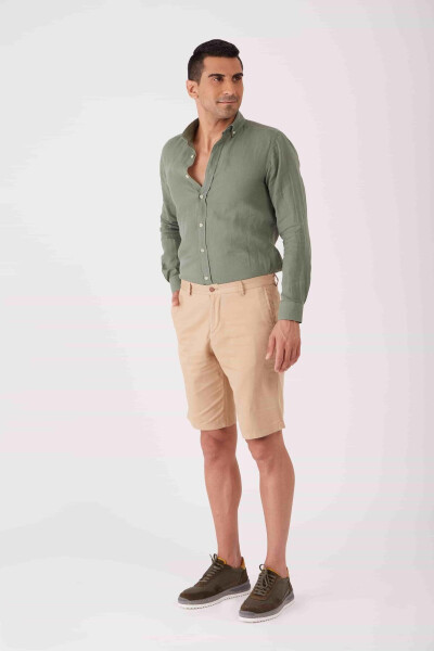 Шорты мужские Camel Regular Fit, повседневные, однотонные - 86791 - 5