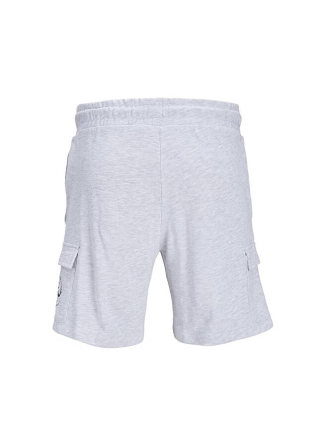 Шорты мужские Jack & Jones с завязками на талии, обычного кроя, белые JPSTLOGO SWEAT SHORTS 2 COL SN GMS - 2