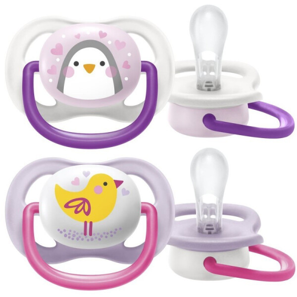 Соска Philips Avent Ultra Air Animals 2 шт. 0-6 месяцев - Девочка - 2