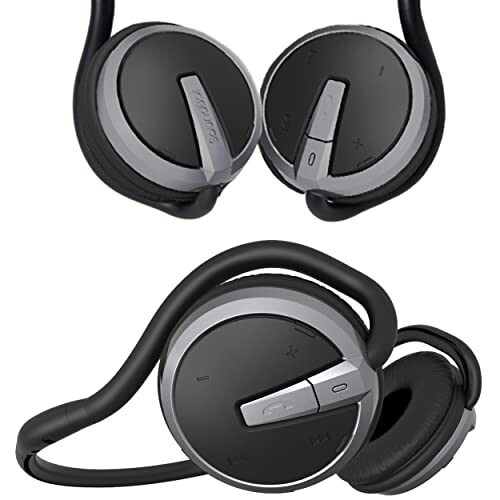 Soundbot SB221 HD Wireless Bluetooth 4.0 Sports-Active Headphones for 20Hrs Music Streaming & 25Hrs HandsFree Calling with Sweat Resistant Ergonomic Secure-Fit Design & Voice Command Support, Black - 1