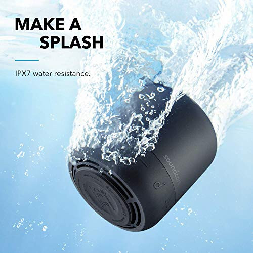 Soundcore Anker Mini 3 Bluetooth Speaker, BassUp and PartyCast Technology, USB-C, Waterproof IPX7, and Customizable EQ (Renewed) - 6