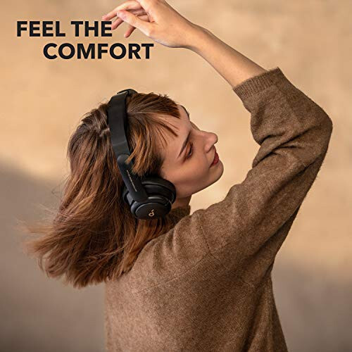 Soundcore by Anker Life Q30 Hybrid Active Noise Cancelling Headphones with Multiple Modes, Hi-Res Sound, Custom EQ via App, 40H Playtime, Comfortable Fit, Bluetooth, Multipoint Connection - 9