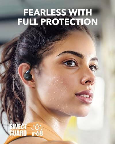 Soundcore Sport X20 Anker Tarafından, Gerçek Kablosuz Antrenman Kulaklıkları, Döndürülebilir ve Uzatılabilir Kulak Kancaları, Gürültü Önleyici, Derin Bas, IP68 Su Geçirmez, Ter Proof, Toz Proof, 48 Saatte Oynatma, Spor Salonu İçin Spor Kulaklıkları - 6