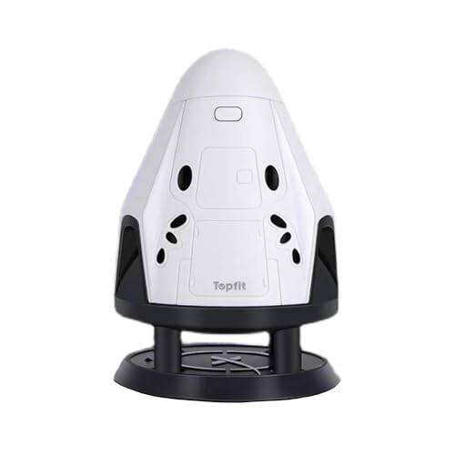 Spacex Dragon Spacecraft Aromatherapy Diffusers Smart Parking Sensing LED Breathing Light USB Car Air Freshener Cordless Aromatherapy Essential Oil Diffuser for Car Room Home Decor - 2