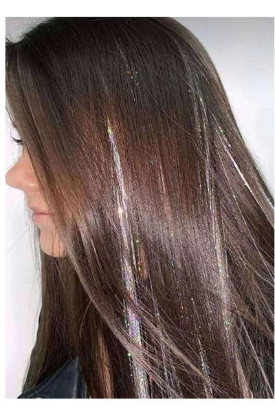 Sparkling Highlight Side Weft Hairpiece 50 cm - 4