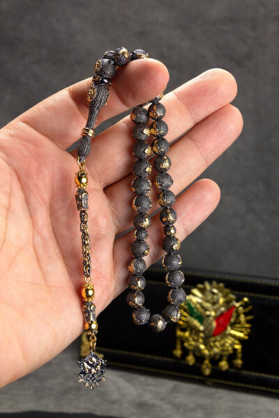 Special design, high quality silver prayer beads for men. - 2