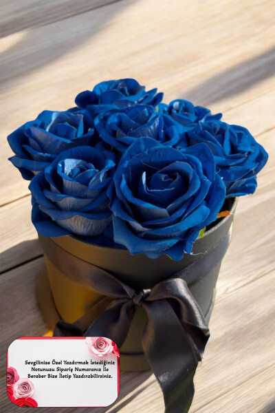 Special Gift Rose Box Blue Gift Flower Birthday Friend Spouse Girl Anniversary Girlfriend - 23