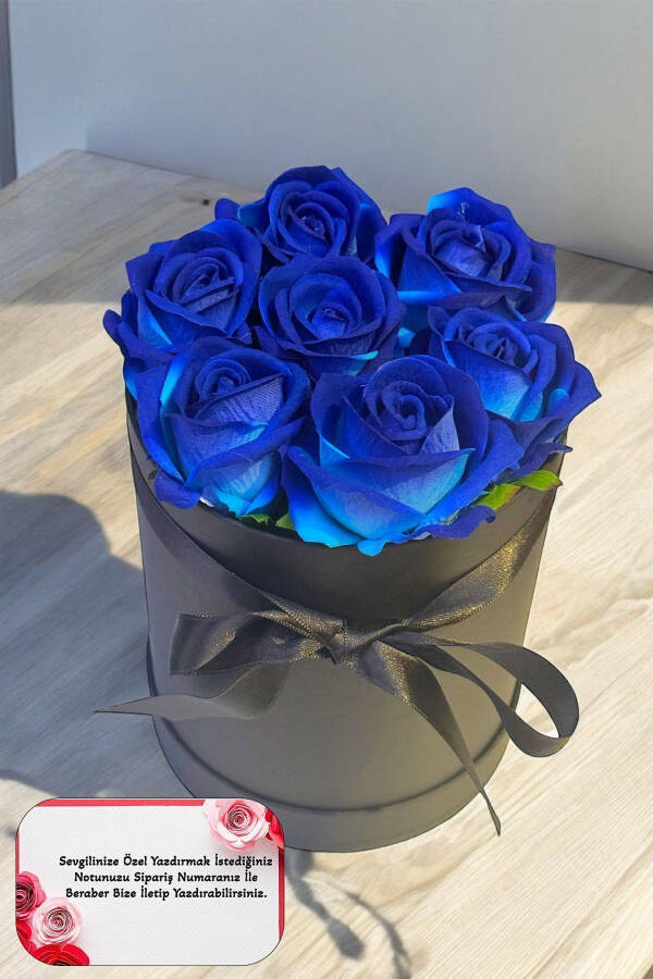 Special Gift Rose Box Blue Gift Flower Birthday Friend Spouse Girl Anniversary Girlfriend - 17